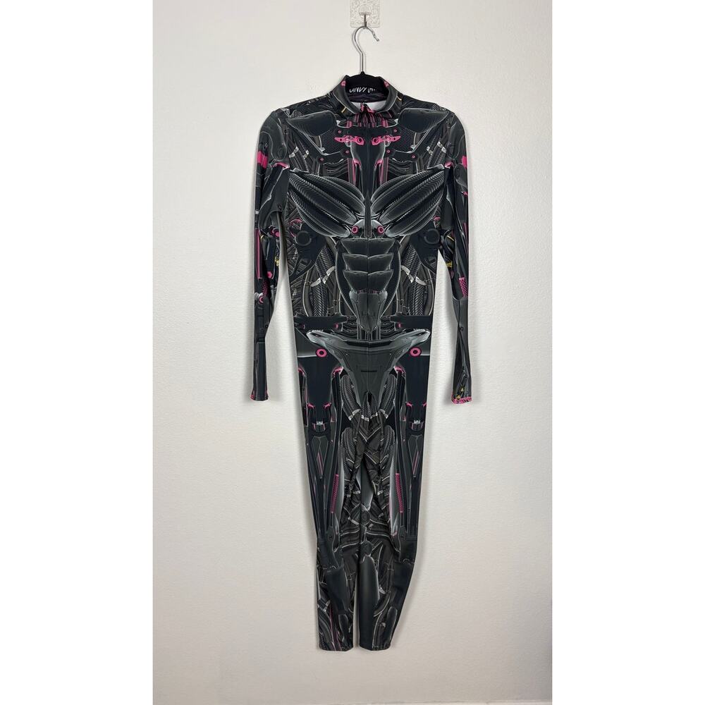 Candy Catz Doom Droid Costume Bodycon One Piece Large - Picture 3 of 6